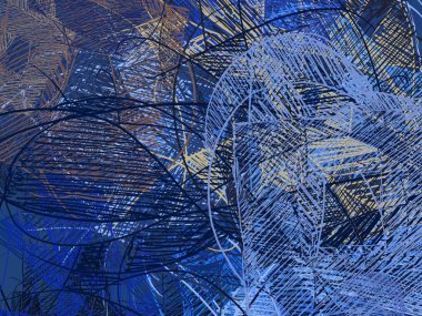 için alan ile soyut fraktal arka plan