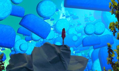 mavi ve beyaz arkaplan