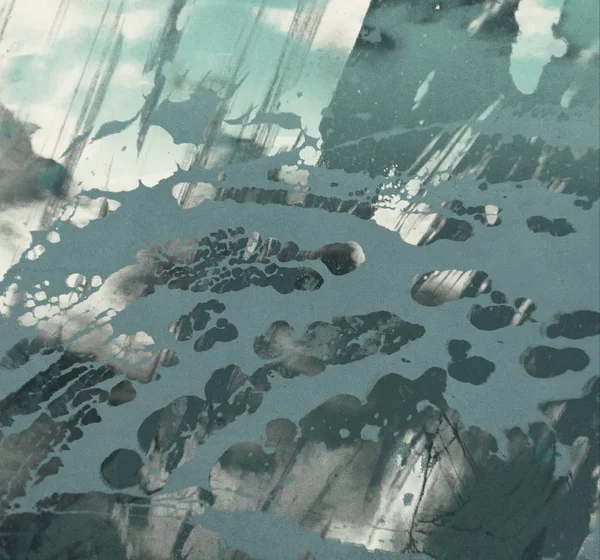 metin için alan ile arka planda soyut renkli lekeler