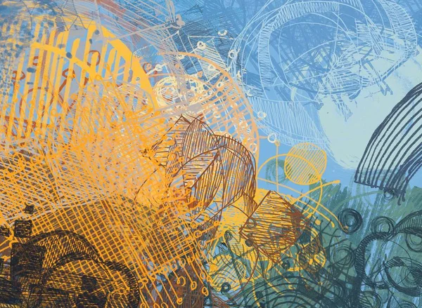 grunge elemanları ve metin için alan ile soyut arka plan