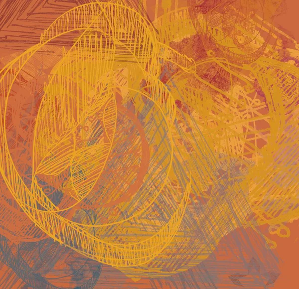 grunge elemanları ve metin için alan ile soyut arka plan