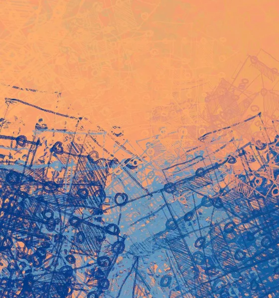 grunge elemanları ve metin için alan ile soyut arka plan