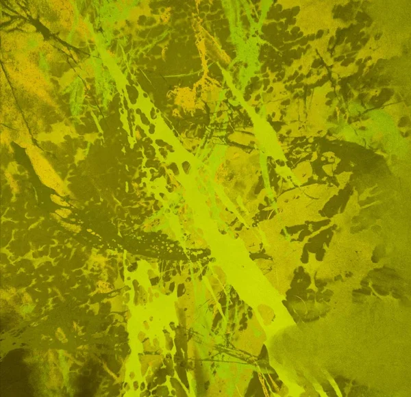 Grunge arka planı yeşil yaprakları ile