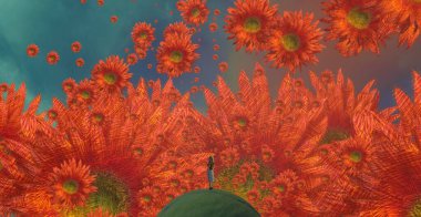 metin için alanı olan soyut kavramsal yaratıcı arkaplan 