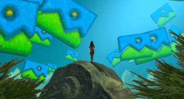 Ormandaki genç adam