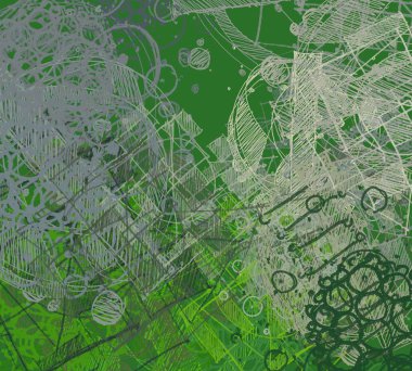 grunge elemanları ve metin için alan ile soyut arka plan