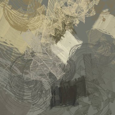 grunge elemanları ve metin için alan ile soyut arka plan