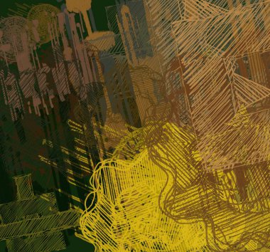 grunge elemanları ve metin için alan ile soyut arka plan