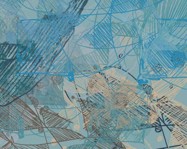 Farklı renk kalıplarına sahip soyut grunge arkaplanı 