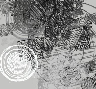 Farklı renk kalıplarına sahip soyut grunge arkaplanı 