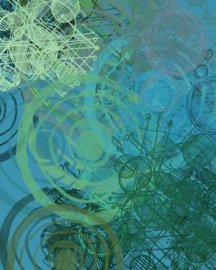 Farklı renk kalıplarına sahip soyut grunge arkaplanı 