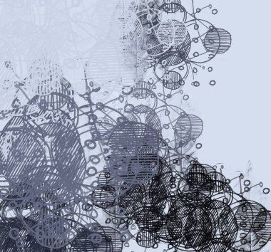 Farklı renk kalıplarına sahip soyut grunge arkaplanı 