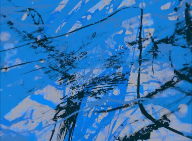 Metin için yeri olan boya lekeleriyle soyut arkaplan 