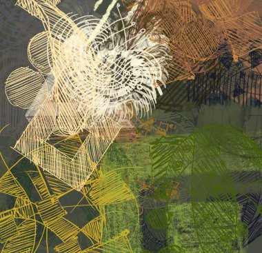 Metnin için alanı olan soyut arkaplan