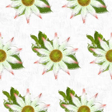 Çiçeklerle kusursuz desen