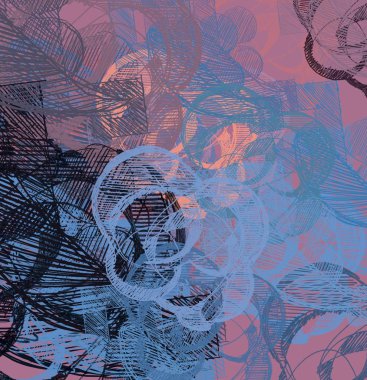 Farklı renk kalıplarına sahip soyut grunge arkaplanı 