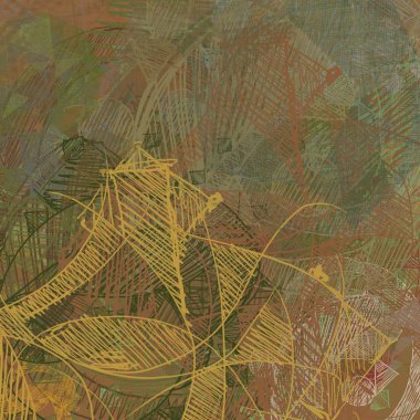 Grunge arka yaprakları ile