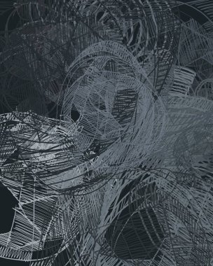 boşluklu soyut fraktal arkaplan