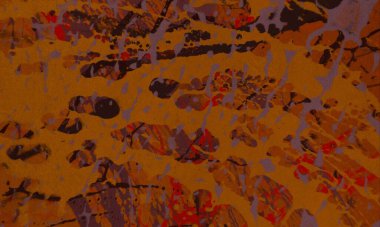 Metin için yeri olan boya lekeleriyle soyut arkaplan  