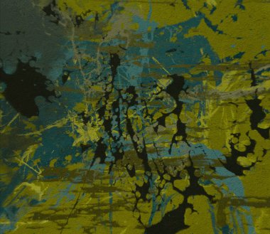 Metin için yeri olan boya lekeleriyle soyut arkaplan 