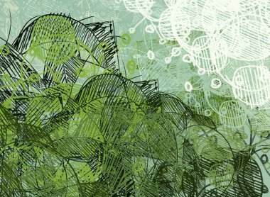 Farklı renk kalıplarına sahip soyut grunge arkaplanı 