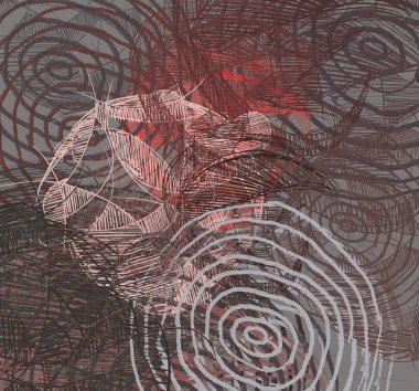 Farklı renk kalıplarına sahip soyut grunge arkaplanı 