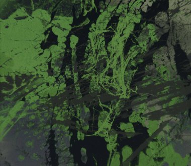 metin için alan ile arka planda soyut renkli lekeler 