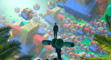 Çiçekli Noel ağacı