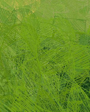 çim ve yeşil yaprakları arka plan