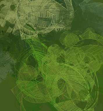 Yeşil yapraklı arkaplan