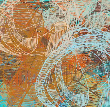 fraktal arka plan sanatı