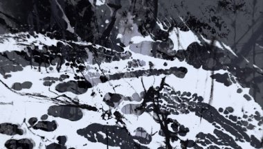 Boya lekeleriyle soyut arkaplan