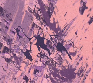 Metin için yeri olan boya lekeleriyle soyut arkaplan