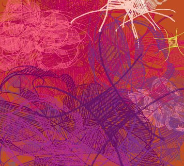 arka plan ile renkli çiçekler