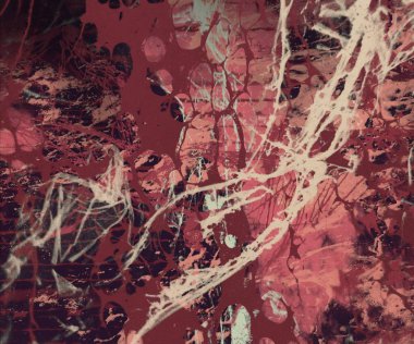 metin için alan ile arka planda soyut renkli lekeler