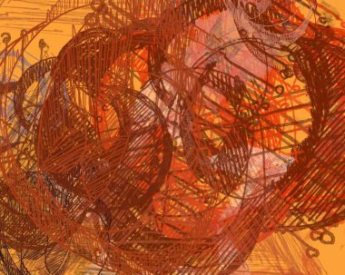 Farklı renk kalıplarına sahip soyut grunge arkaplanı 