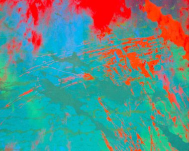 Arkaplanda soyut renkli lekeler