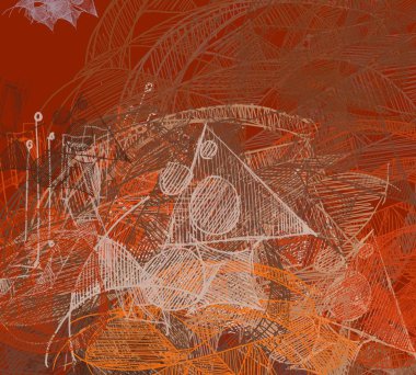 Farklı renk kalıplarına sahip soyut grunge arkaplanı 