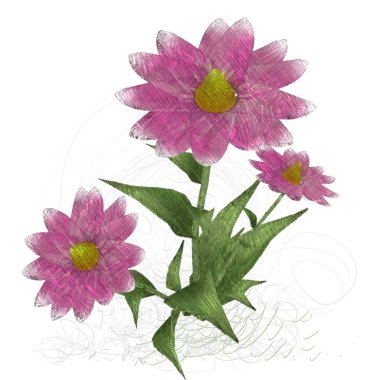 kopya alanı ile arka plan için sanatsal renkli illüstrasyon