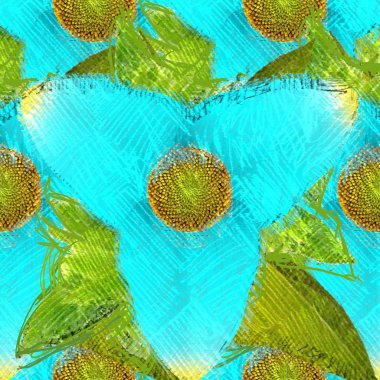 tropikal arka plan soyut illüstrasyon