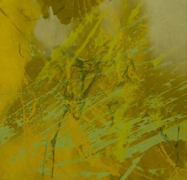 Metin için yeri olan boya lekeleriyle soyut arkaplan