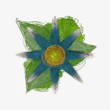 kopya alanı ile arka plan için sanatsal renkli illüstrasyon