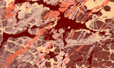 metin için alan ile arka planda soyut renkli lekeler