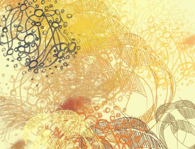 altın yaprakları ile soyut arka plan