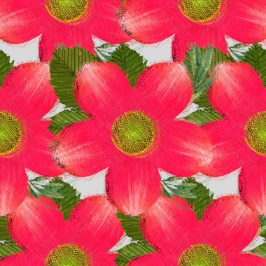 Çiçeklerle kusursuz desen