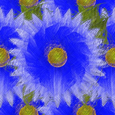 Çiçeklerle soyut arkaplan