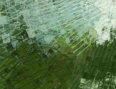 yeşil desenler ile soyut arka plan