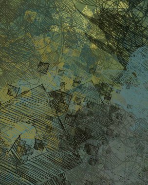 Vintage desenleri ile grunge arka plan