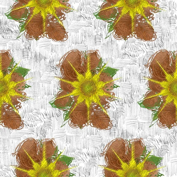 Çiçeklerle kusursuz desen