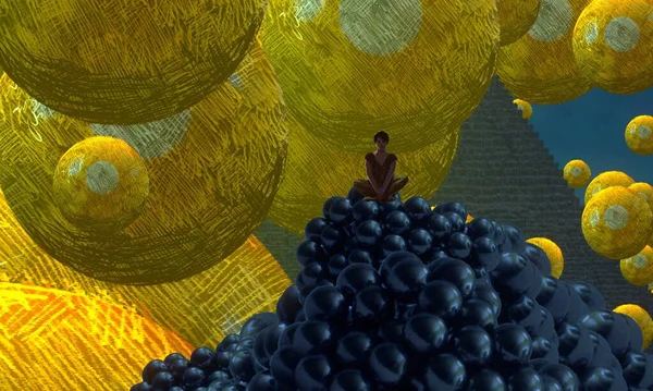 metin için alanı olan soyut kavramsal yaratıcı arkaplan 